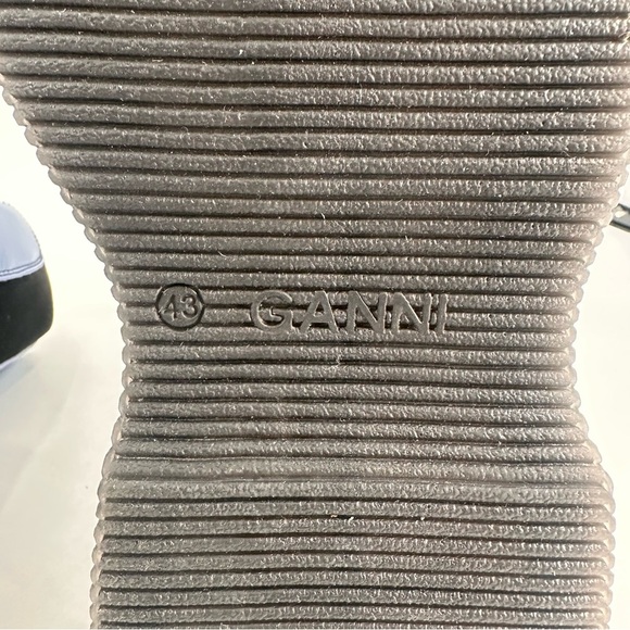 GANNI Creepers Chelsea Boots Blue Size 43 US Women’s 13 - Picture 9 of 9